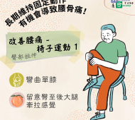 Improve low back pain - chair exercise 1